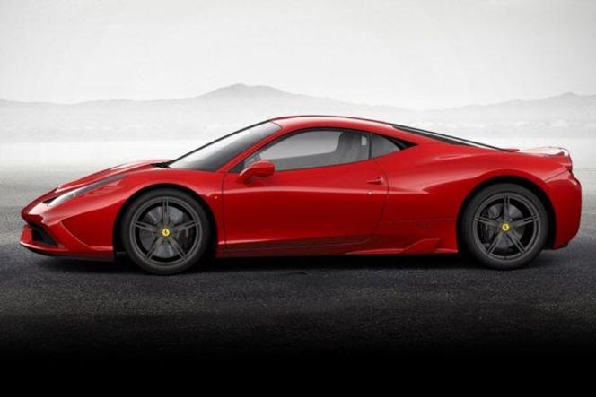 फेरारी 458 speciale side view (left)  image