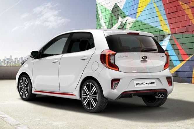 Kia Picanto Rear Left View Image
