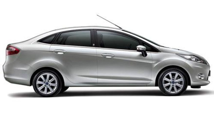 Ford Fiesta 2011-2013 Side View (Left)  Image