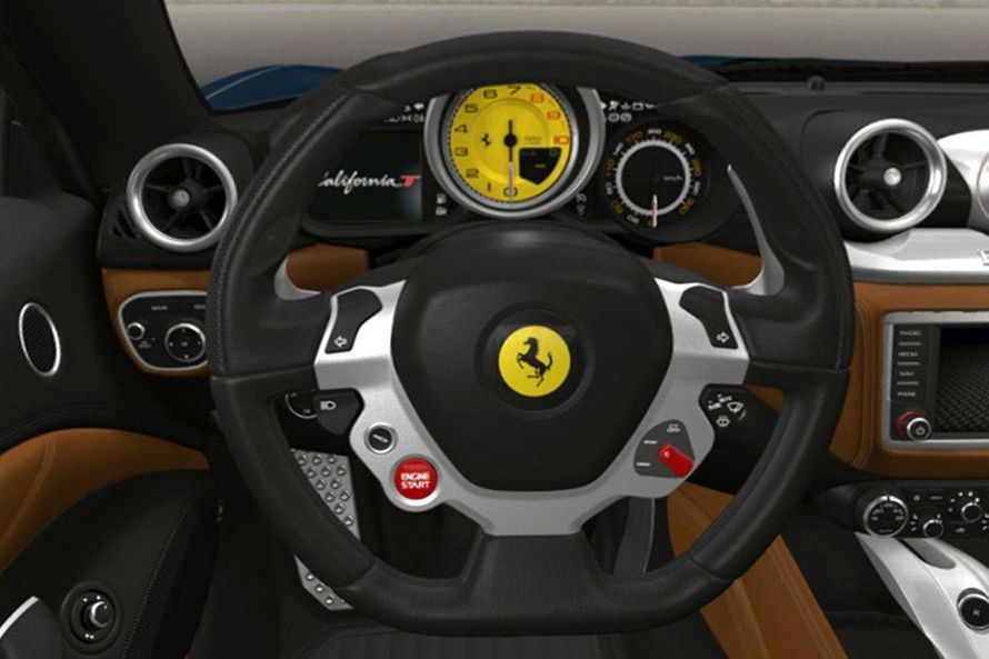 Ferrari California T Steering Wheel Image