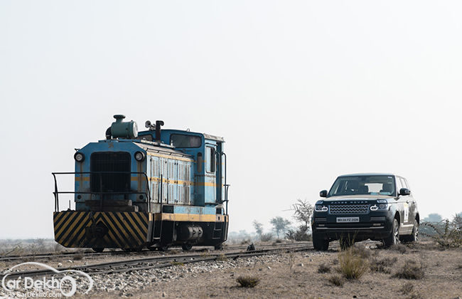 Rallying in a Range Rover