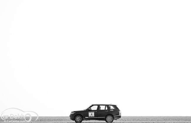Rallying in a Range Rover