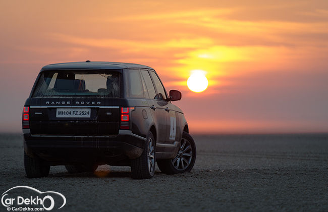 Rallying in a Range Rover