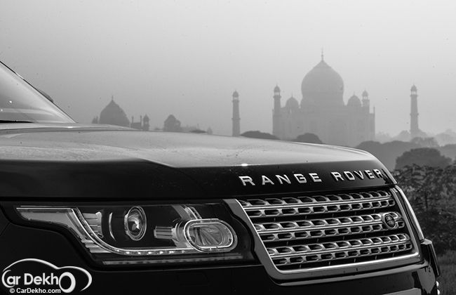 Rallying in a Range Rover