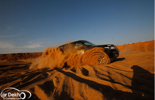 Rallying in a Range Rover