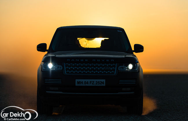 Rallying in a Range Rover