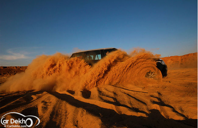 Rallying in a Range Rover