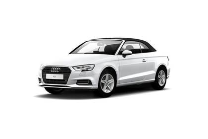 A3 cabriolet Glacier White Color