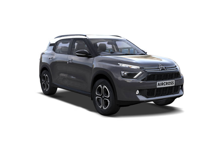Aircross Platinum Grey With Polar White Color