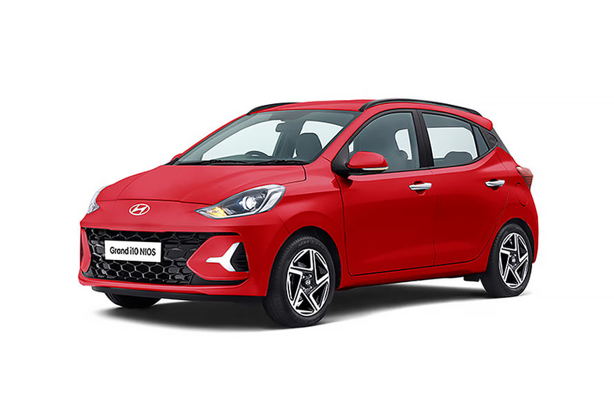Grand i10 Nios Fiery Red Color