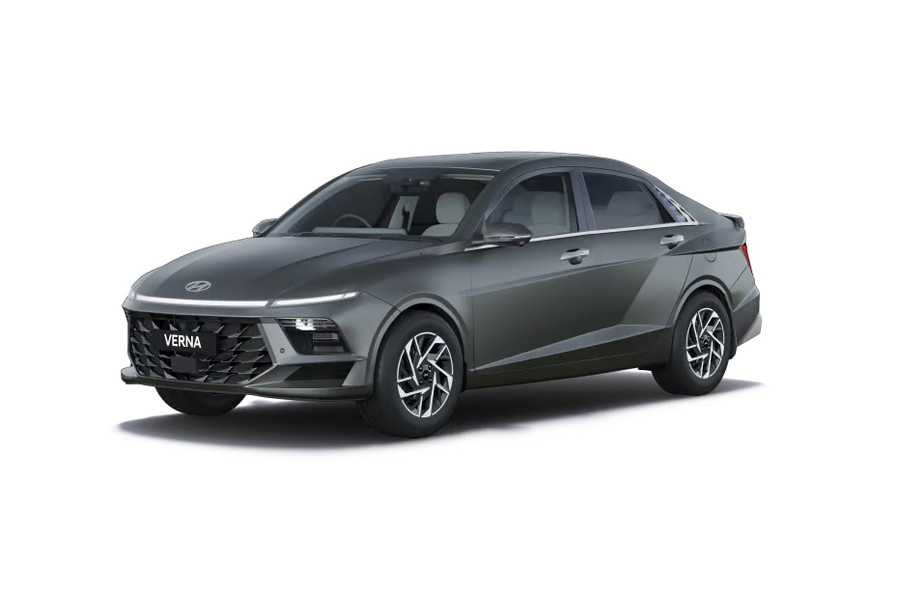 వెర్నా టైటాన్ గ్రే matte రంగు వెర్నా టైటాన్ గ్రే matte రంగు