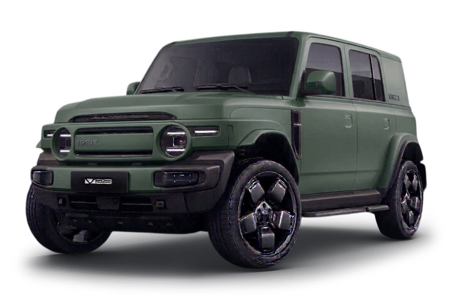 Chery iCar V23 Army Green Color Chery iCar V23 Army Green Color