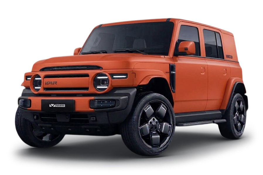 Chery iCar V23 Off Road Orange Color Chery iCar V23 Off Road Orange Color