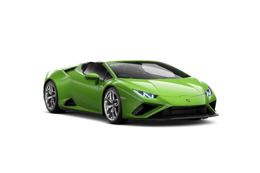 Huracan EVO Spyder RWD BSVI in Verde Mantis CarDekho