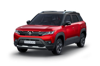 Brezza 2022-2026 Metallic Sizzling-Red Bluish-Black Color Brezza 2022-2026 Metallic Sizzling-Red Bluish-Black Color