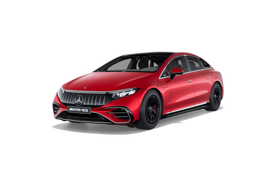 AMG EQS Designo Hyacinth Red Metallic Color