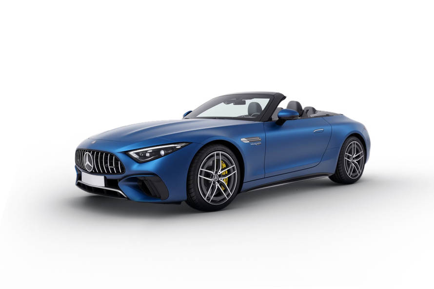 AMG SL Spectral Blue Magno Color