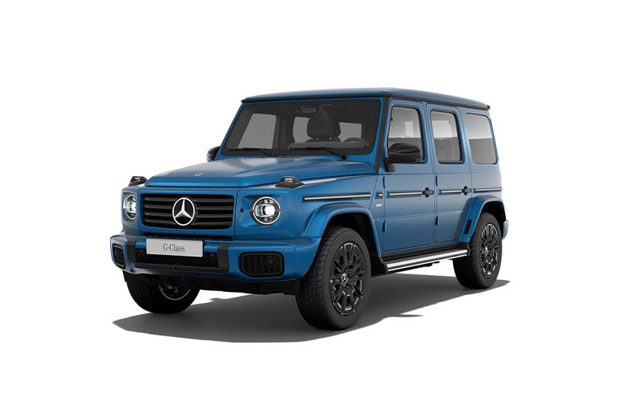G-Class Electric South Seas Blue Magno Color