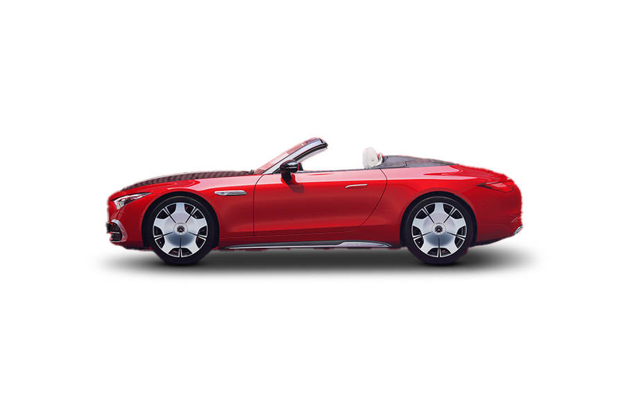 Maybach SL 680 Red