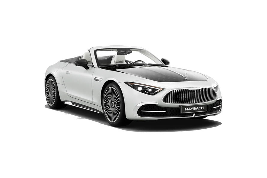 Maybach SL 680 White Magno Color