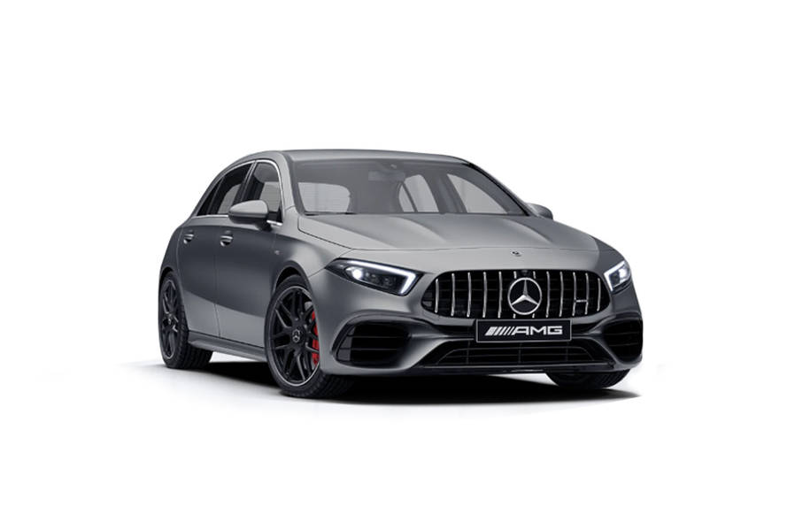 Mercedes-Benz AMG A 45 S 2021-2023 Designo Mountain Grey Magno Colour ...