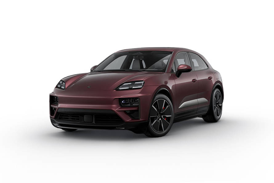 Macan EV Copper Ruby Metallic Color