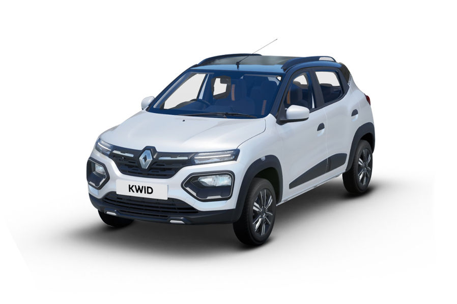 KWID Ice Cool White With Mystery Black Roof