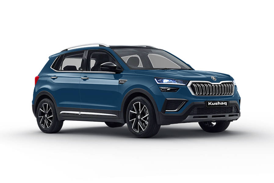 Kushaq Lava Blue Dual Tone Color