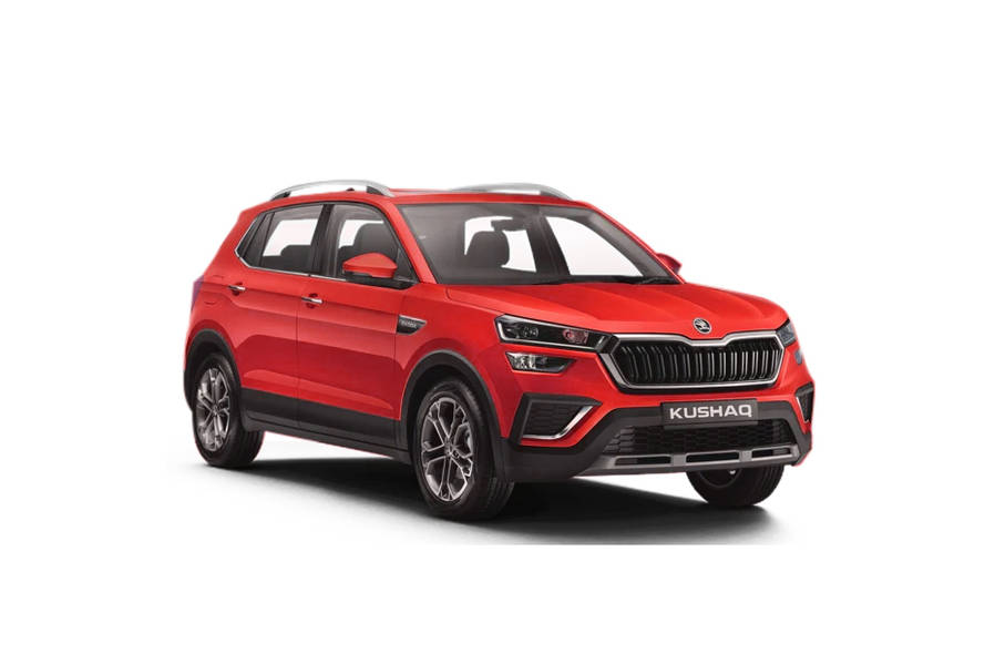 Skoda Kushaq Tornado Red Colour - Tornado Red Kushaq Price