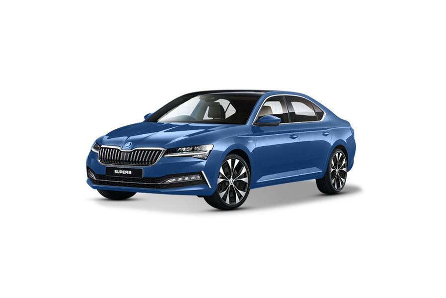 Skoda Superb Race Blue Colour - Race Blue Superb Price