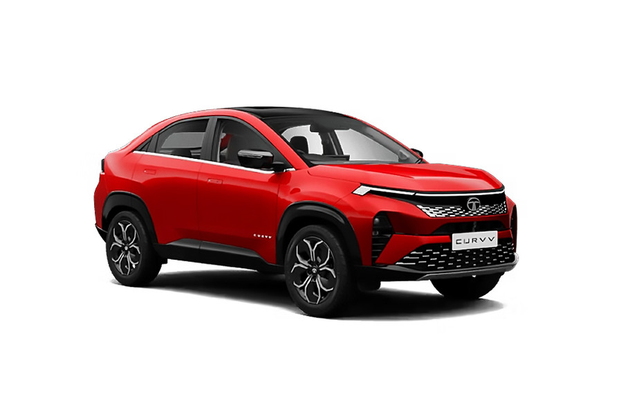 Curvv Flame Red Dual Tone Color