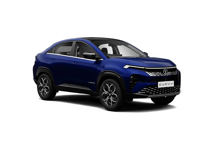 Tata Curvv Opera Blue/Black Roof Colour - Opera Blue/Black Roof Curvv Price