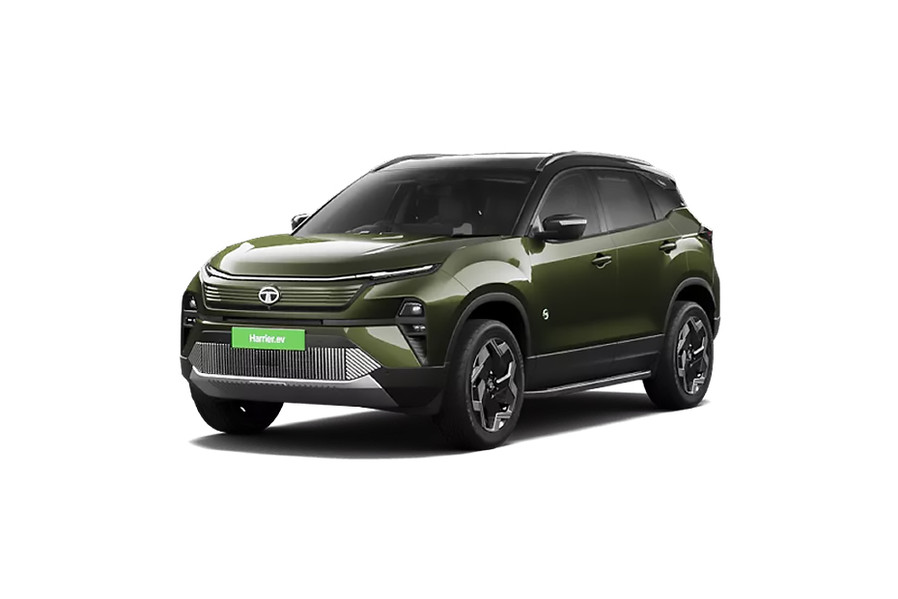 Harrier EV Seaweed Green Dual Tone Color
