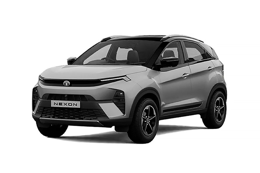 Nexon Pure Grey Black Roof Color Nexon Pure Grey Black Roof Color