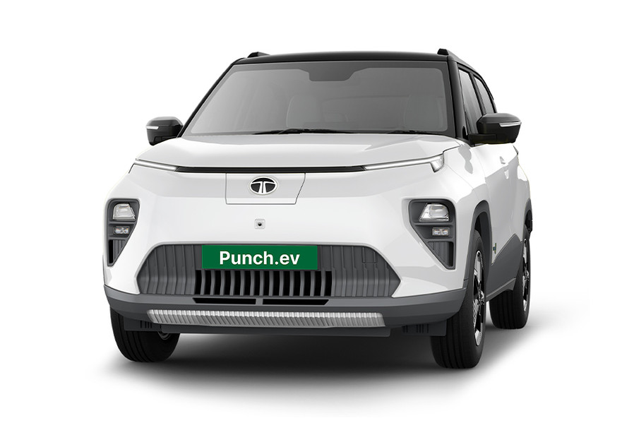 పంచ్ ఈవి ప్రిస్టిన్ వైట్ రంగు