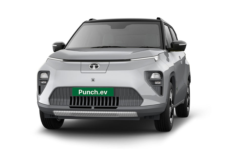 Punch EV Pure Grey With Black Roof Color