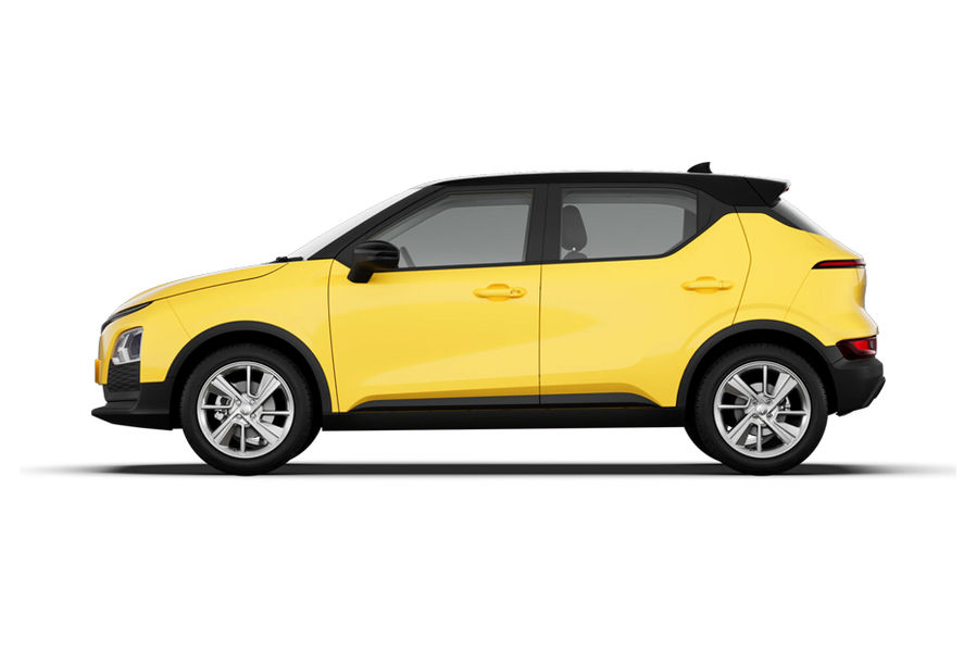 VF5 Summer Yellow With Jet Black Roof Color VF5 Summer Yellow With Jet Black Roof Color