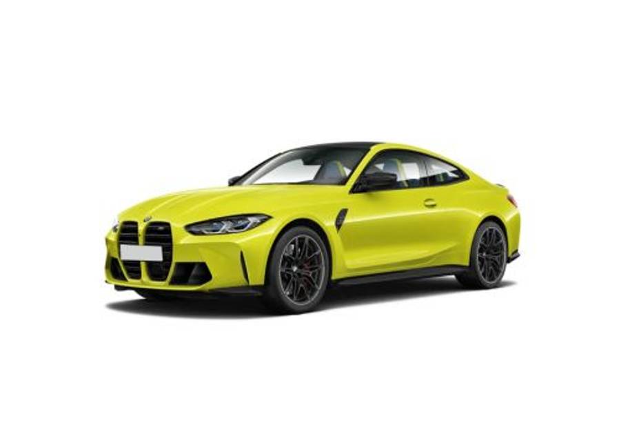 BMW M4 Competition Paulo Yellow Solid Colour - Paulo Yellow Solid M4 ...