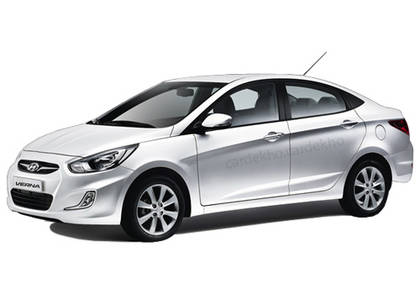 Verna 2006-2010 Noble White Color