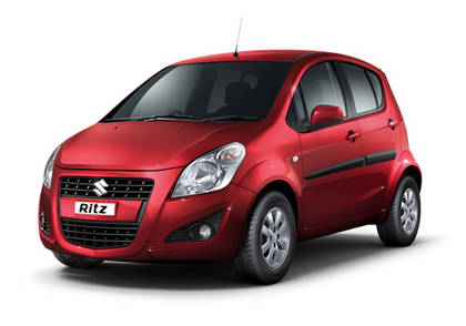 Maruti Ritz 2009-2011 Fire Brick Red Colour - Fire Brick Red Ritz 2009 ...