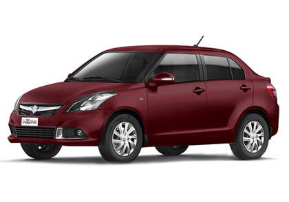 Swift Dzire 2015-2017 Sangria Red Color