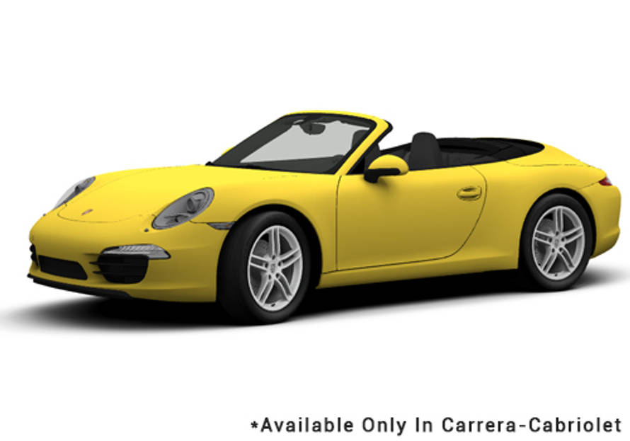 911 2004-2014 Racing Yellow - Cabriolet Color