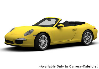 911 2014-2016 Racing Yellow - Cabriolet Color