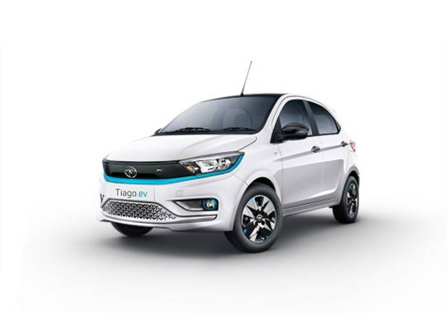 Tata Tiago EV XZ Plus Tech LUX in Signature Teal Blue - CarDekho