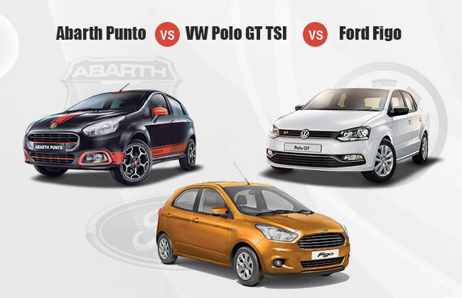 Abarth Punto Vs Volkswagen Polo GT Vs Ford Figo