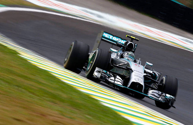 Brazilian Grand Prix; 11th One-two finish for Team Mercedes with Rosberg on top