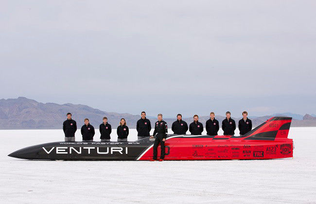 Venturi VBB-3 becomes world's fastest electric car
