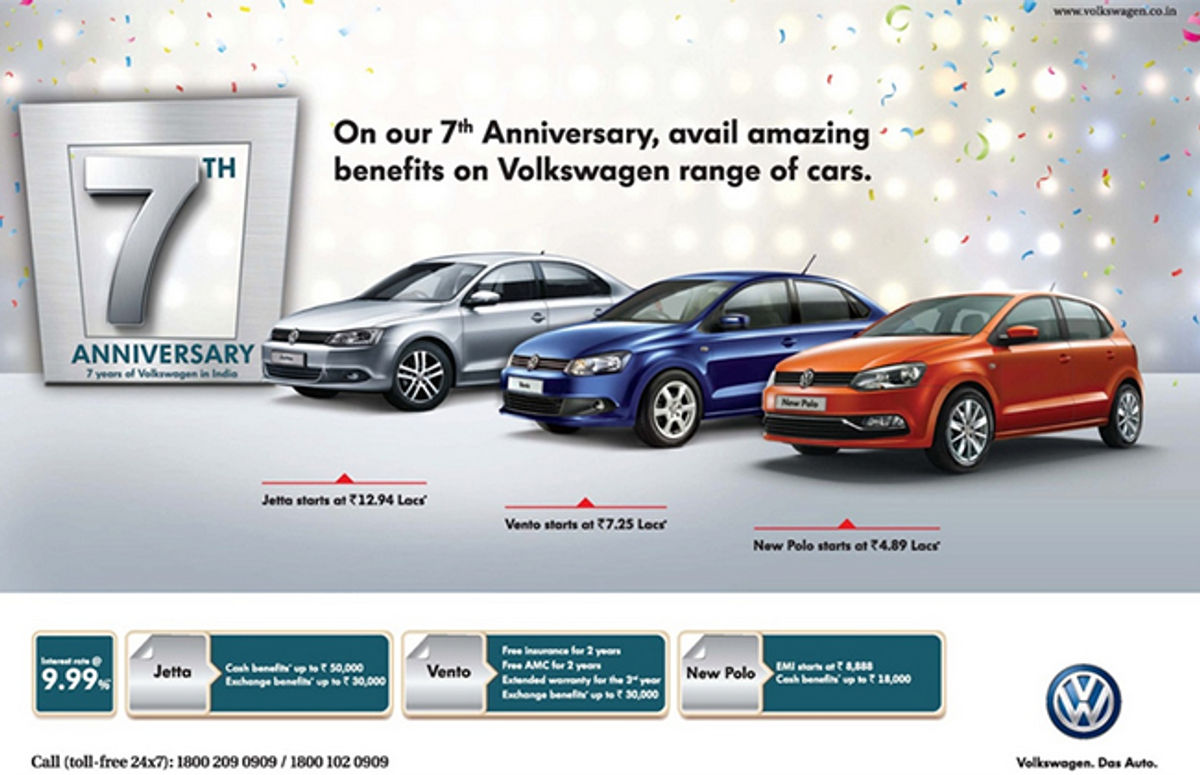 Volkswagen India Celebrates 7th Anniversary Volkswagen India Celebrates 7th Anniversary