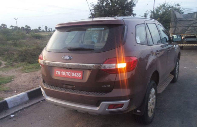 Ford Endeavour rear side Ford Endeavour rear side