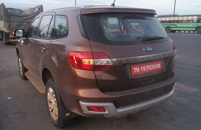 Ford Endeavour rear Ford Endeavour rear